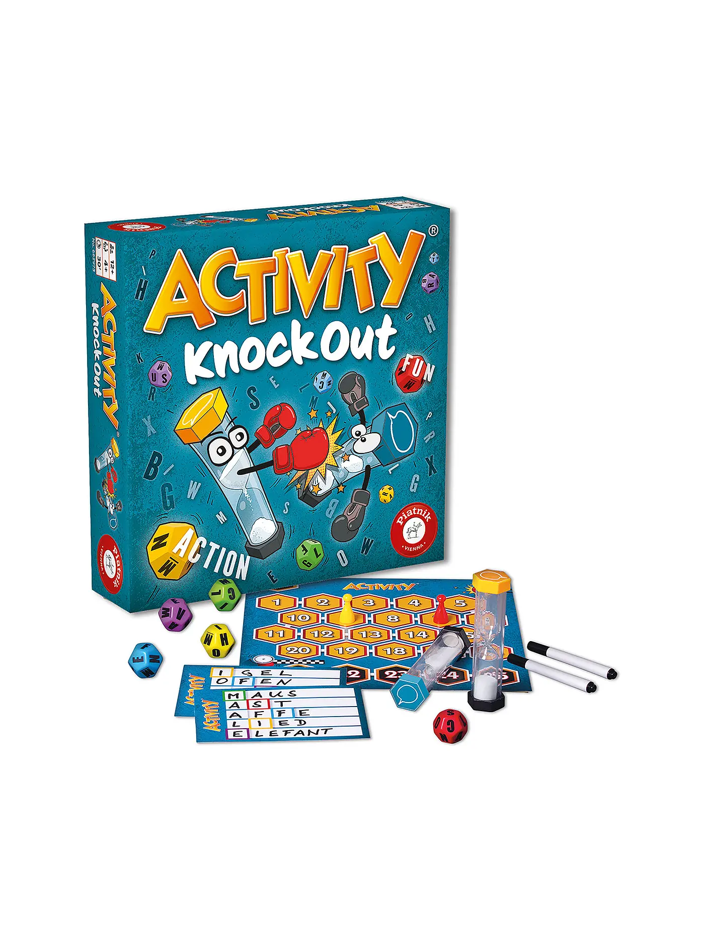 PIATNIK | Brettspiel - Activity Knock Out | 